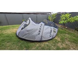 North Orbit Ultra 8.1 metre kiteboarding kite