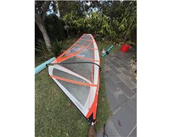 Gaastra Grind 4.7 Plus Mast, Boom And Base 4.7 metre windsurfing sail