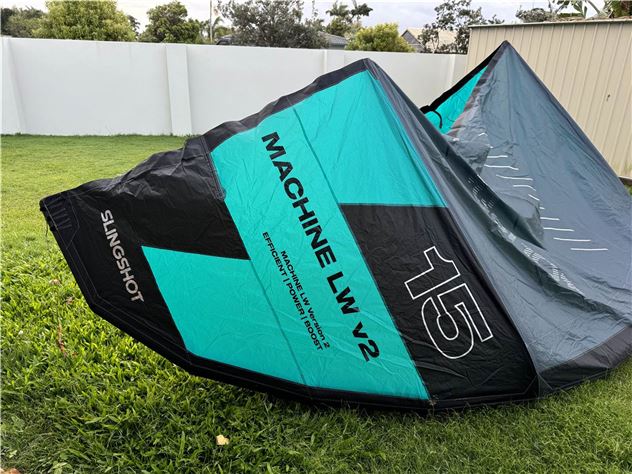 2023 Slingshot Machine Lw Freeride / Lightwind Kite - 15 metre