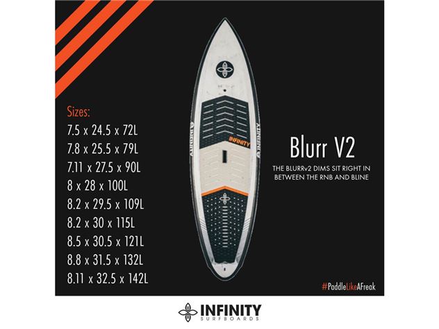 2024 Infinity Blurr V2..Carbon - 8' 11", 32.5 inches